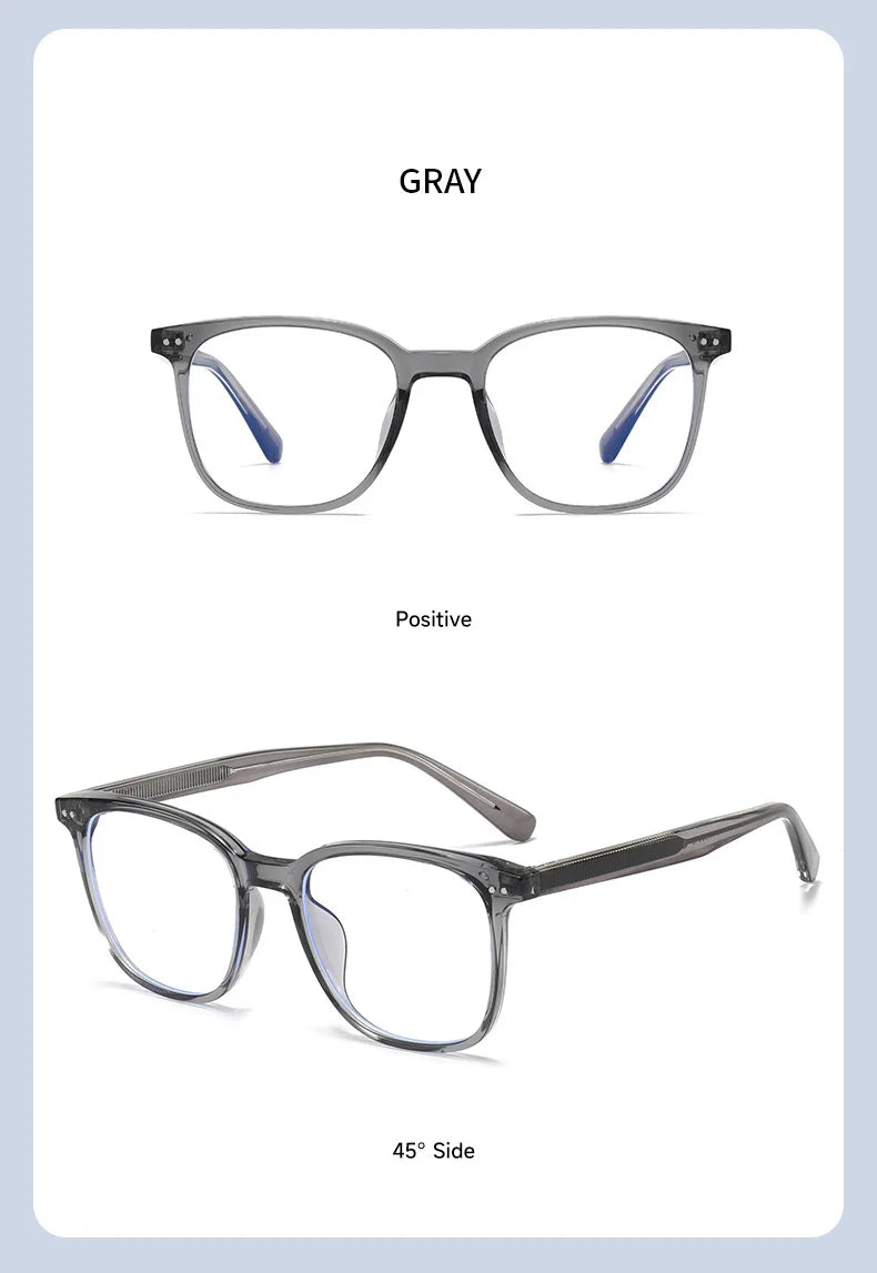 Vintage Square Blue Light Blocking Glasses for Women