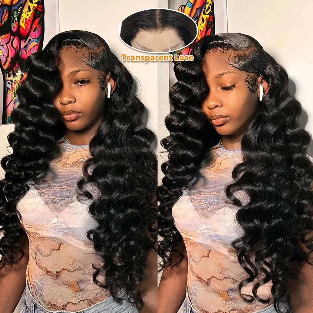 Curly Deep Wave Lace Front Brazilian Human Hair Wig for Women