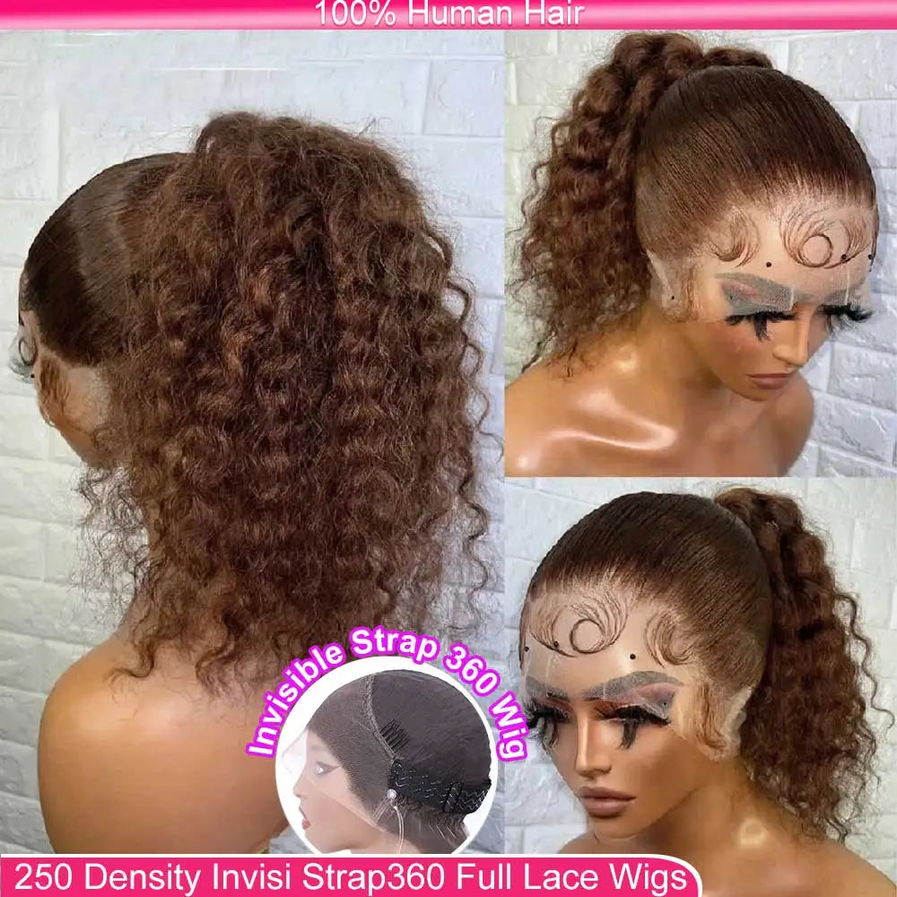 Adjustable Deep Wave Wig