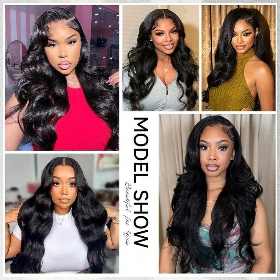Transparent Lace Front Body Wave Human Hair Wig For Women
