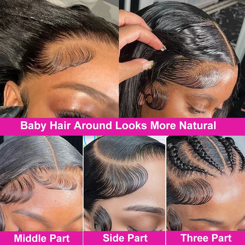 Deep Wave Bob Human Hair Lace Front Wig