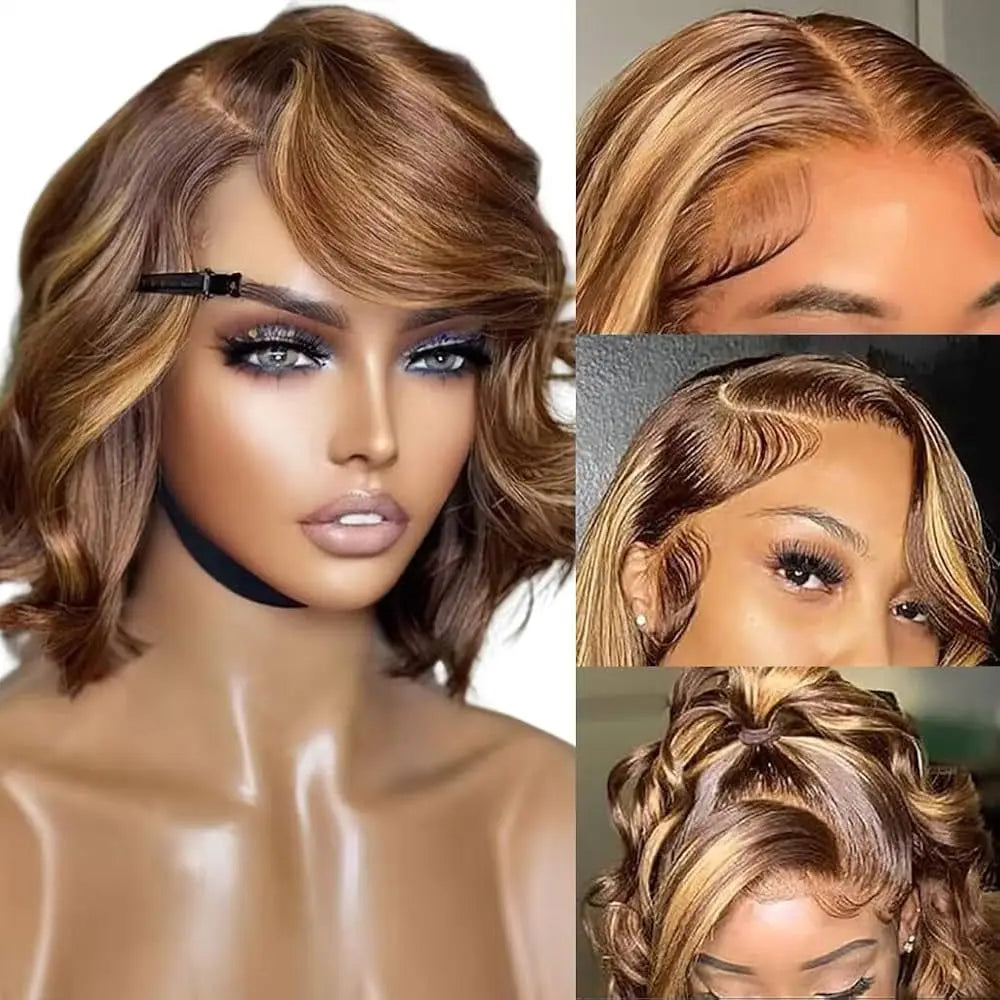 Soft Touch Highlight Body Wave Lace Front Wig for Women
