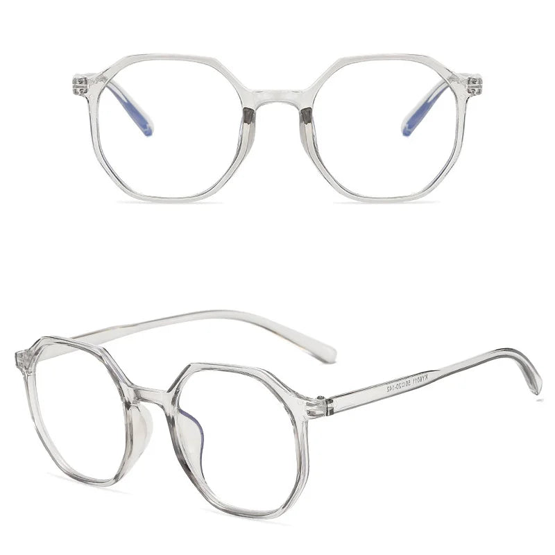 Vintage Round Blue Light Blocking Glasses for Women