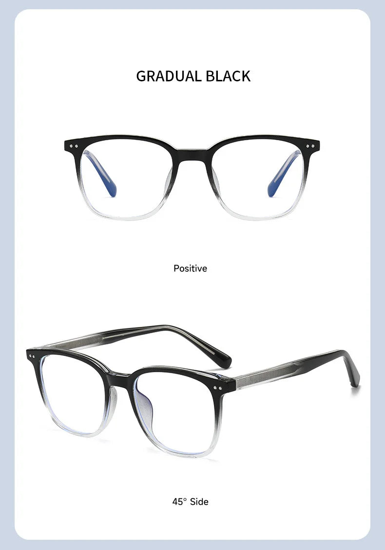 Vintage Square Blue Light Blocking Glasses for Women
