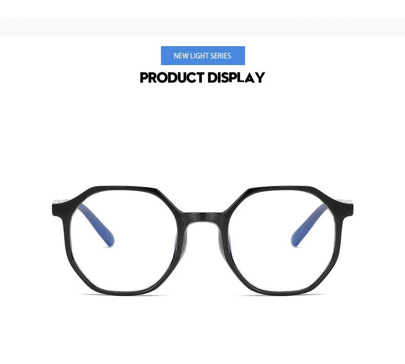 Vintage Round Blue Light Blocking Glasses for Women