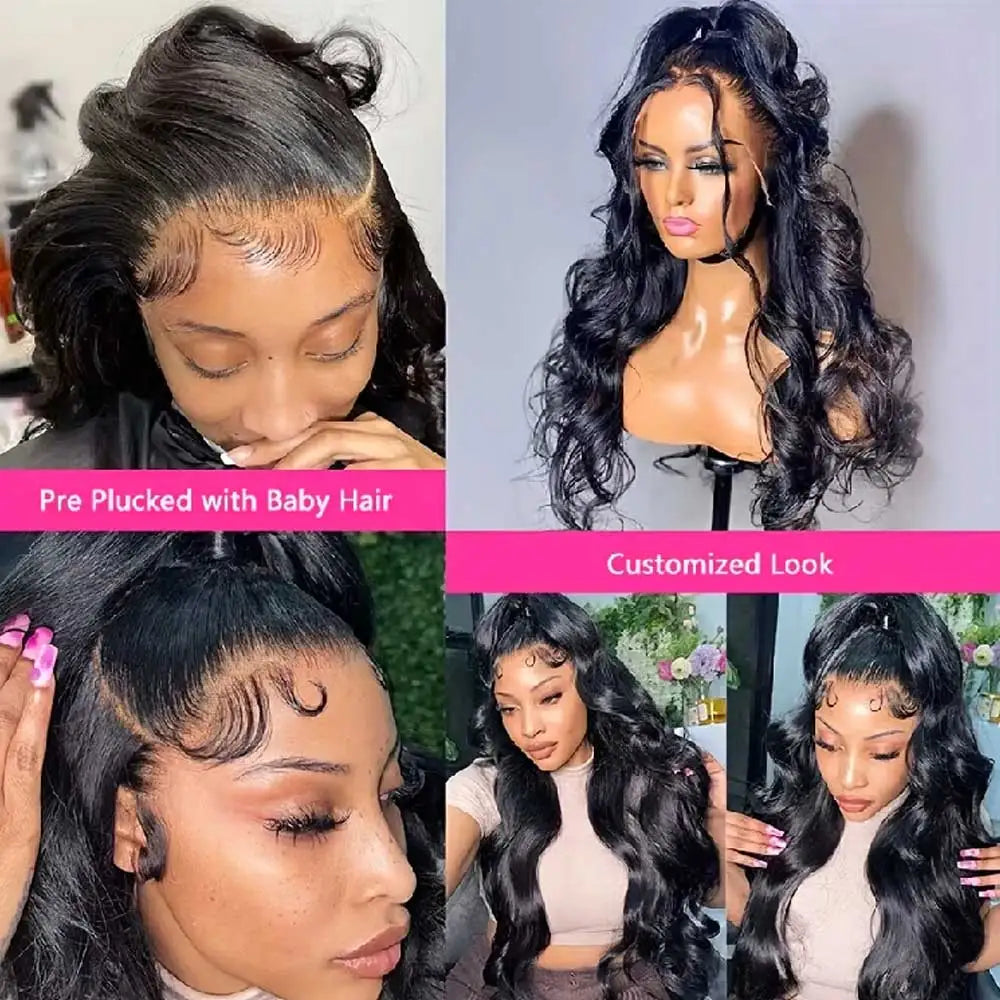 Glueless Brazilian Body Wave Lace Frontal Wig for Women