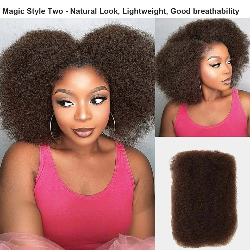 Afro Kinky Bulk Human Hair Loc Extensions for Women