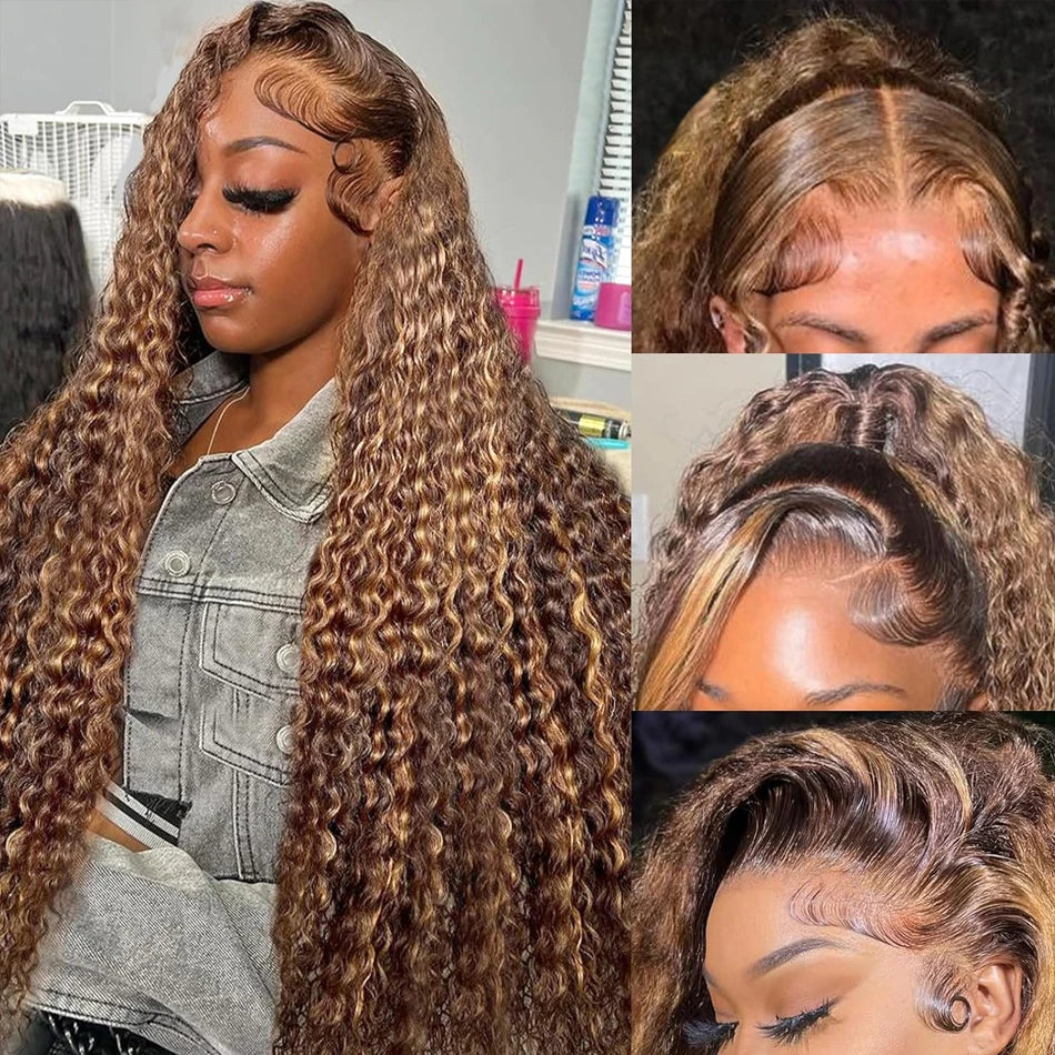 Brazilian Human Hair Ombre Lace Front Wig for Women
