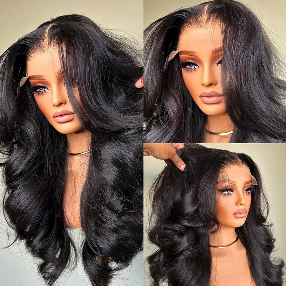Glueless Body Wave Human Hair Lace Front Wig for Women