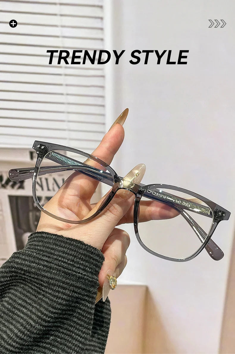 Vintage Square Blue Light Blocking Glasses for Women