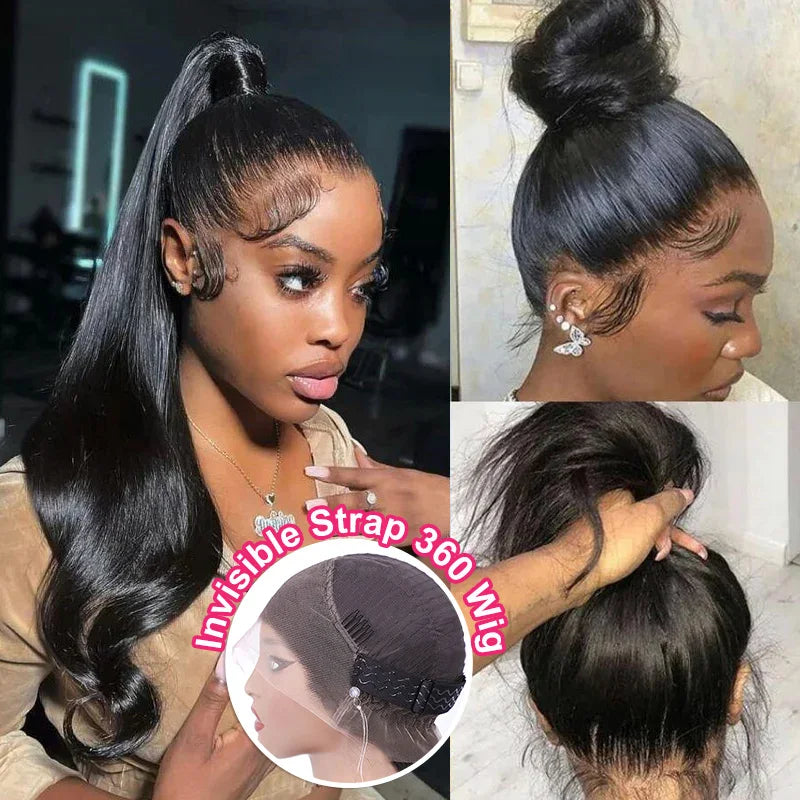 Glueless Brazilian Body Wave Lace Frontal Wig for Women