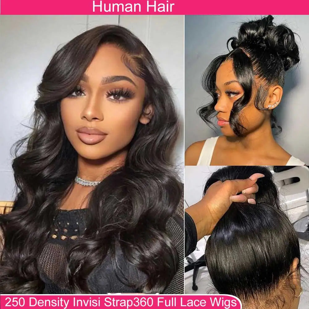 Glueless Brazilian Body Wave Lace Frontal Wig for Women