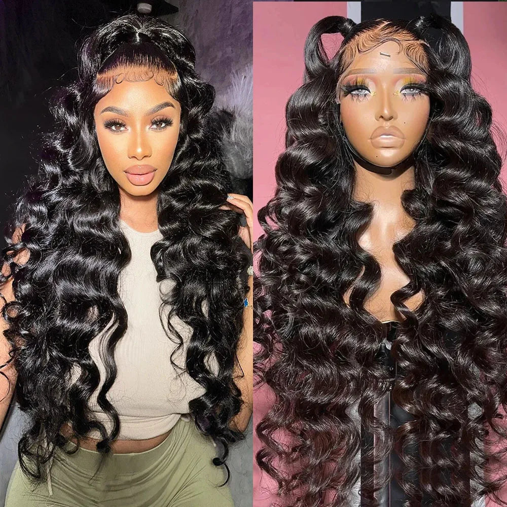 Long Loose Wave Lace Front Human Hair Wig for Women