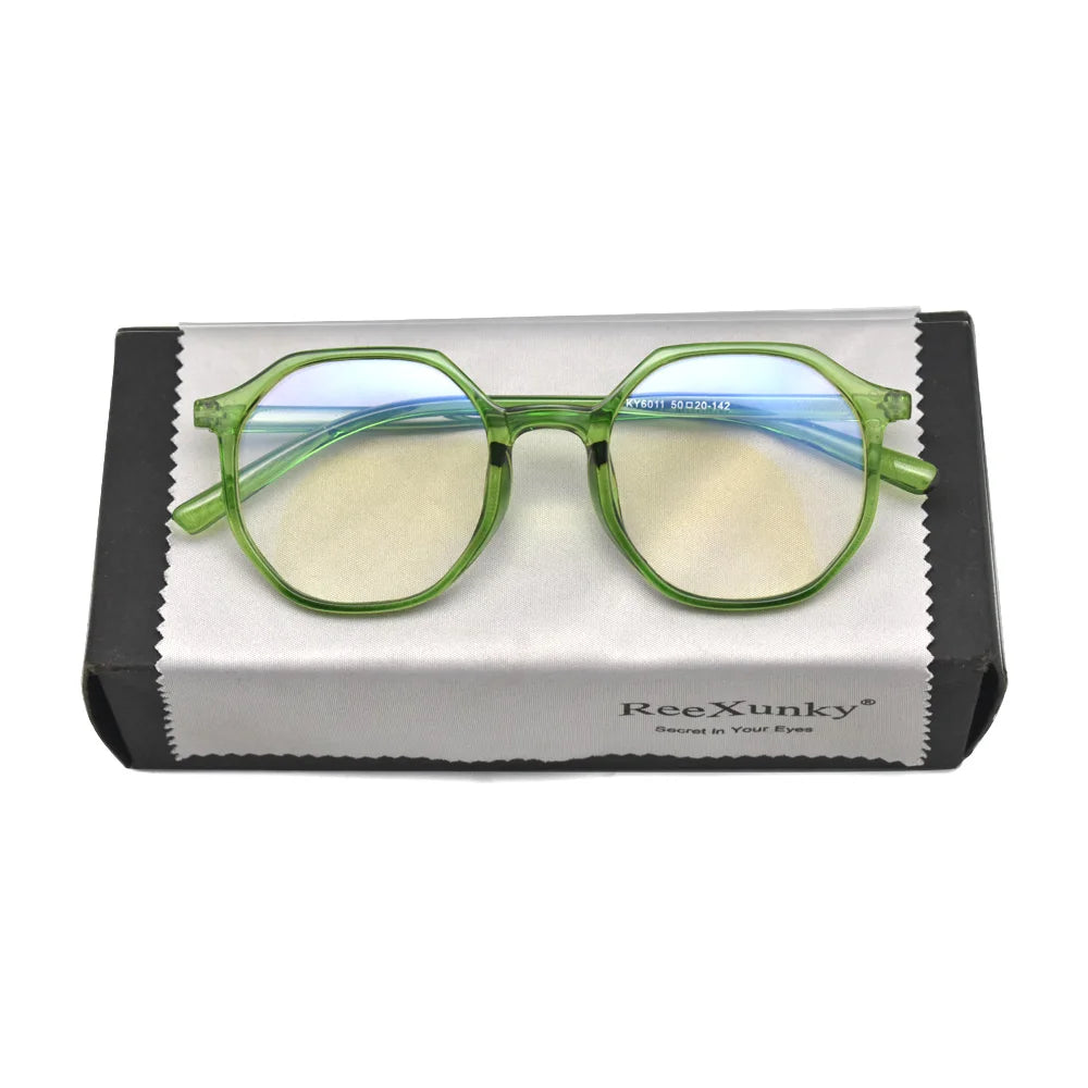 Vintage Round Blue Light Blocking Glasses for Women