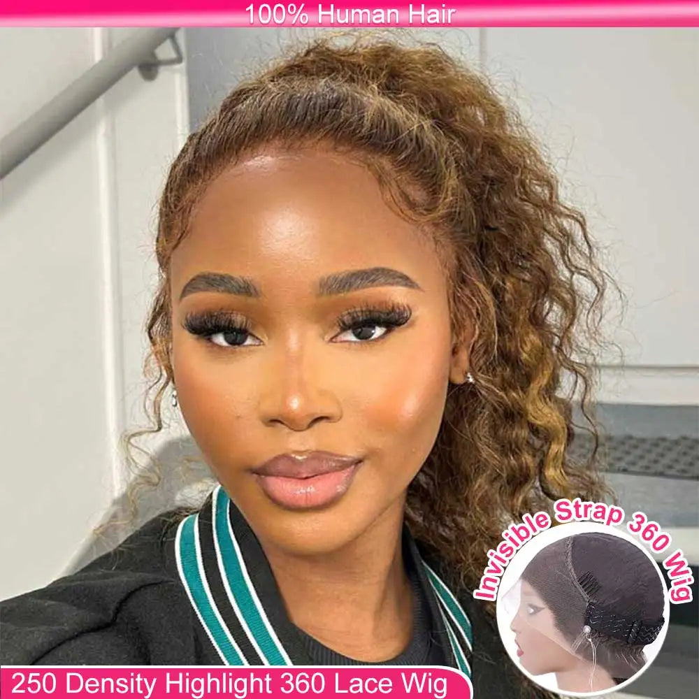 Adjustable Deep Wave Wig