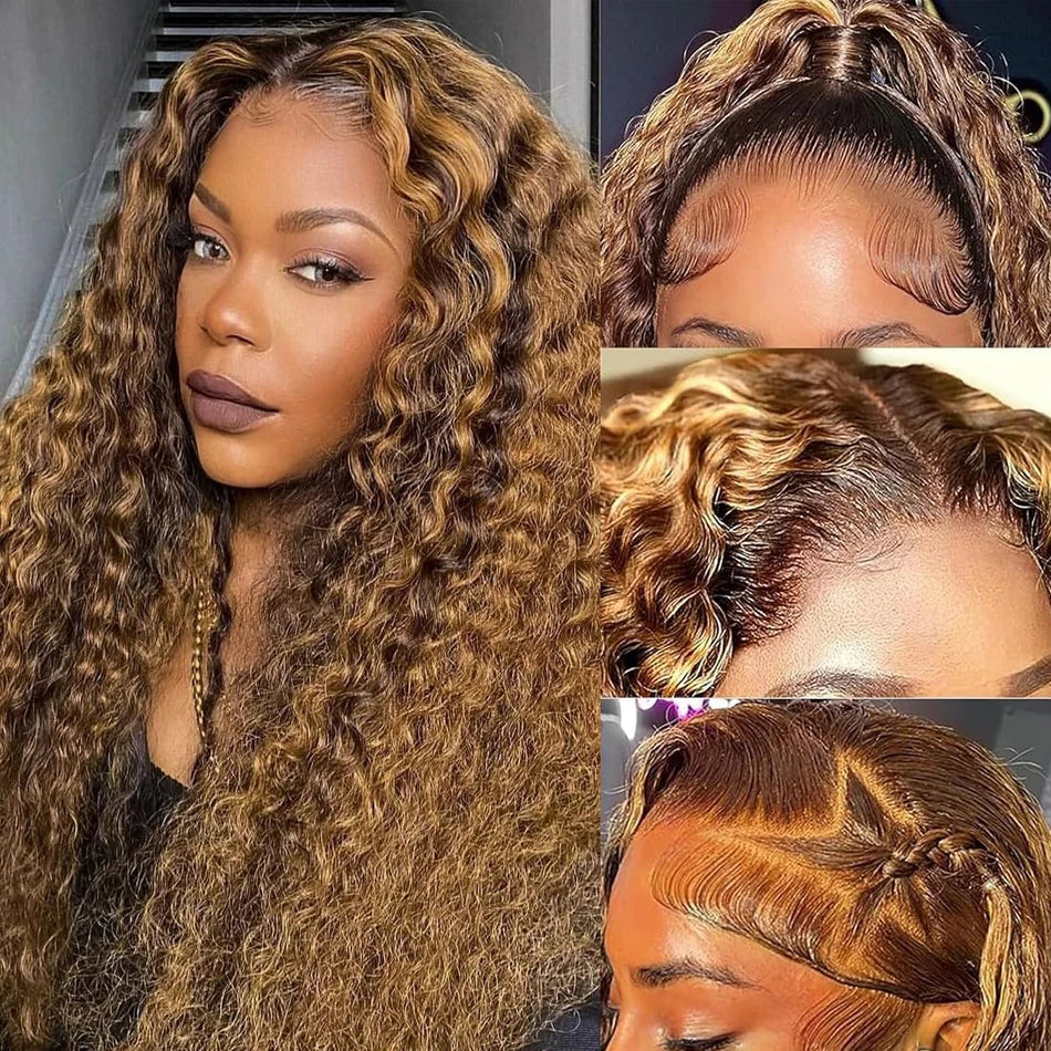 Brazilian Human Hair Ombre Lace Front Wig for Women
