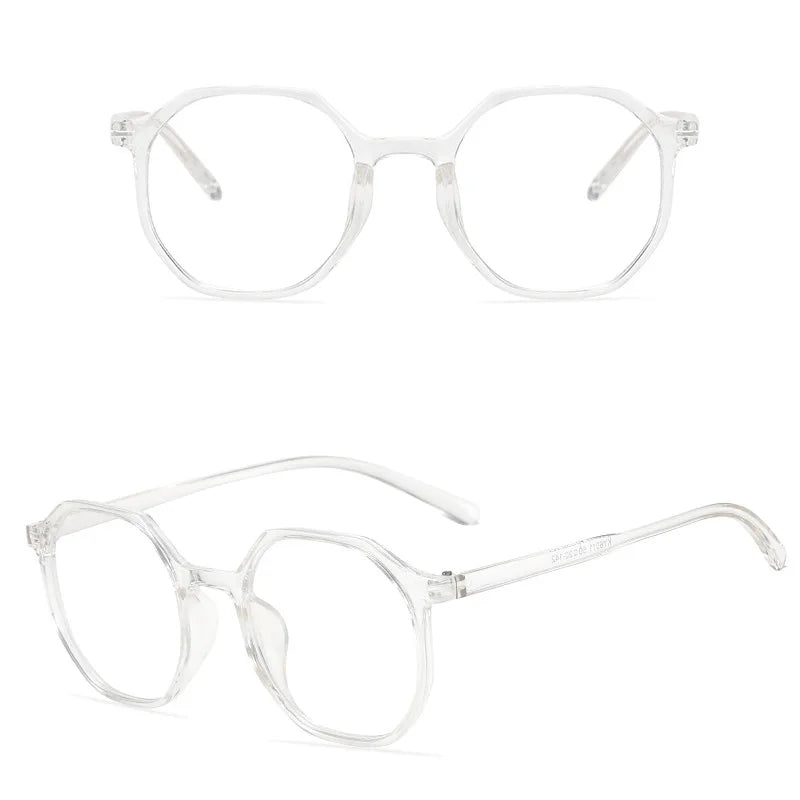 Vintage Round Blue Light Blocking Glasses for Women