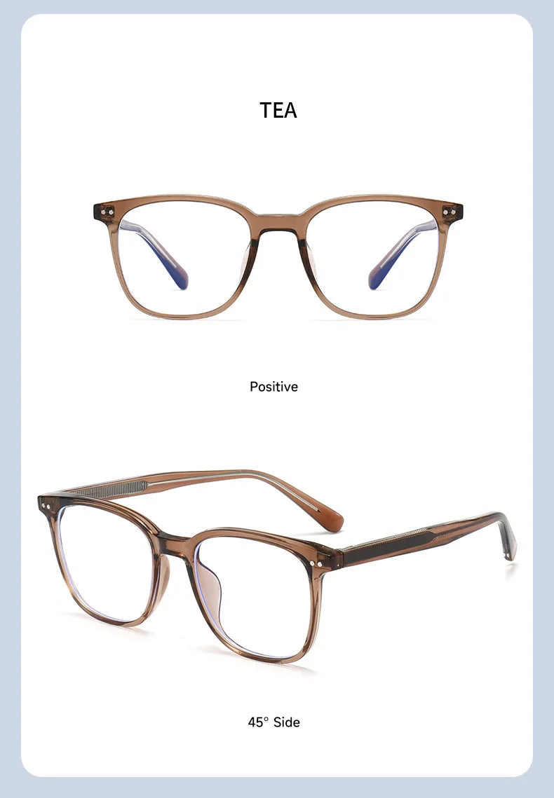 Vintage Square Blue Light Blocking Glasses for Women