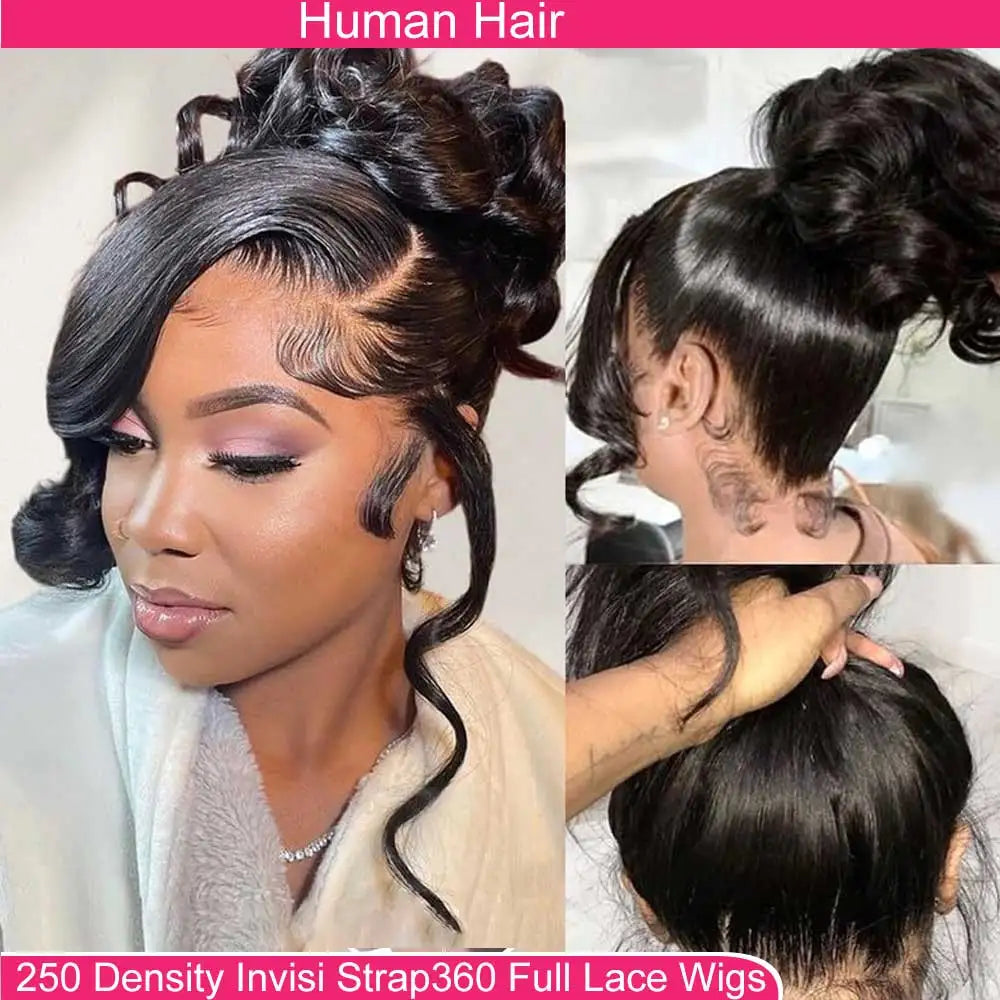 Glueless Brazilian Body Wave Lace Frontal Wig for Women