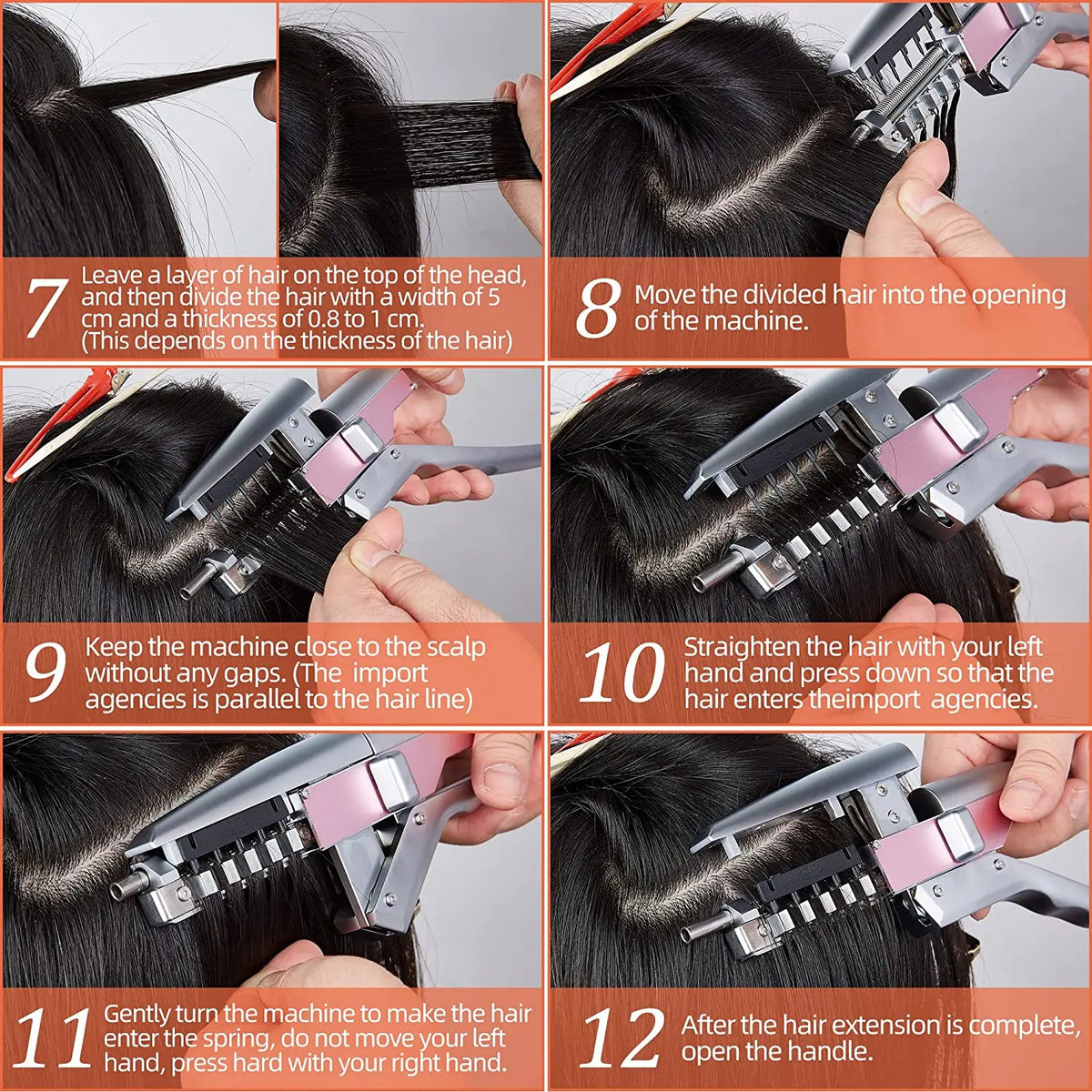 Natural Straight Real Human Hair Extensions for Women