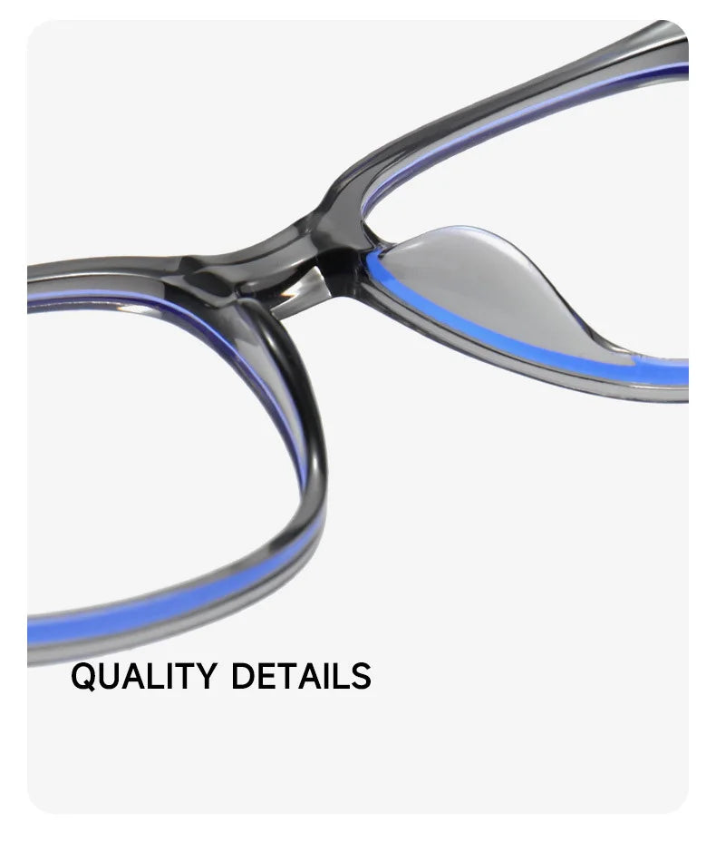 Vintage Square Blue Light Blocking Glasses for Women