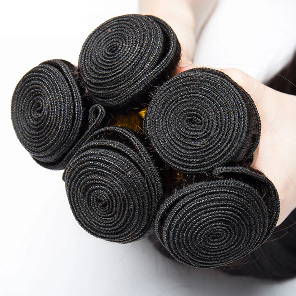 Raw Indian Body Wave Virgin Human Hair Bundles for Women
