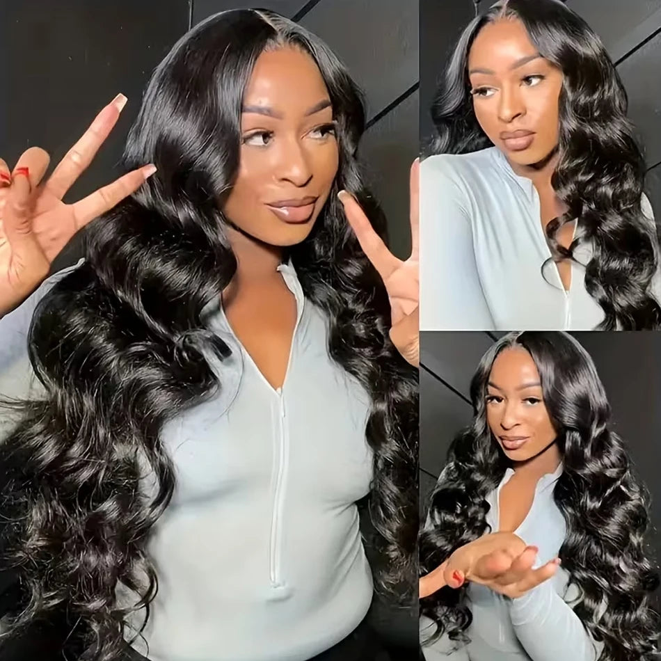 Transparent Lace Front Body Wave Human Hair Wig For Women