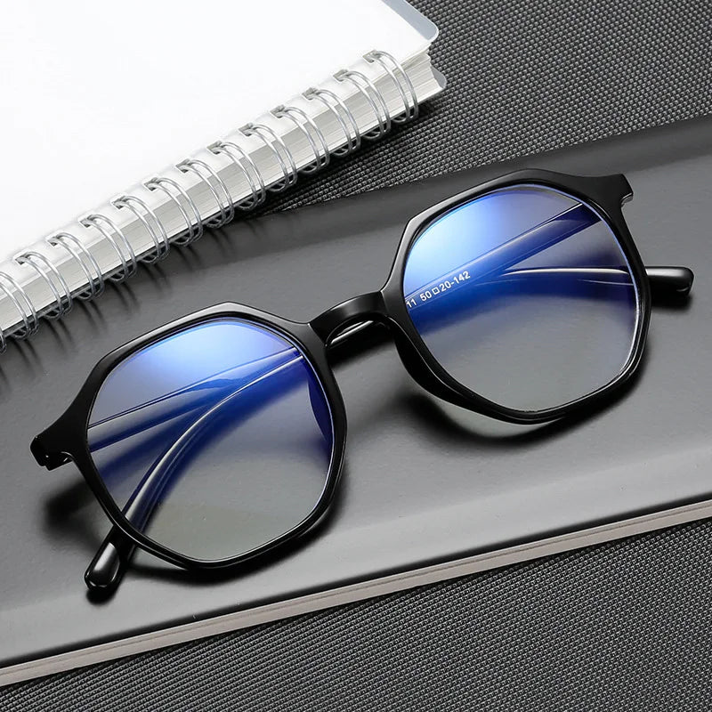 Vintage Round Blue Light Blocking Glasses for Women