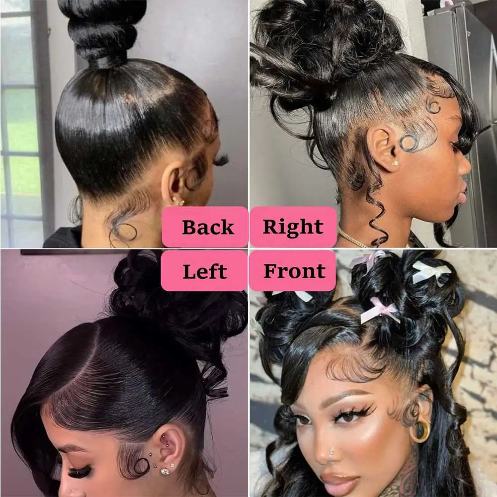 Glueless Brazilian Body Wave Lace Frontal Wig for Women