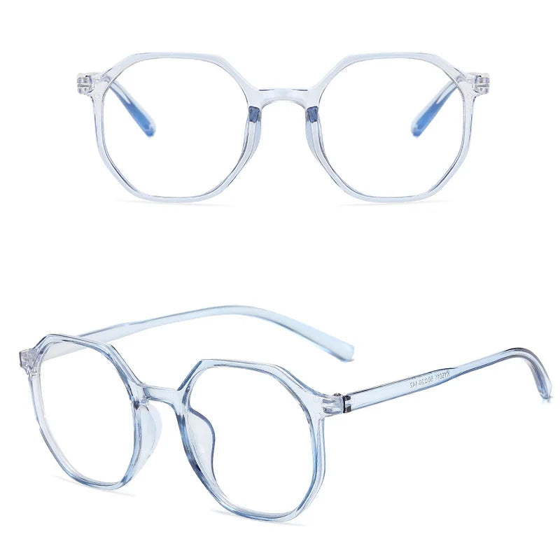 Vintage Round Blue Light Blocking Glasses for Women