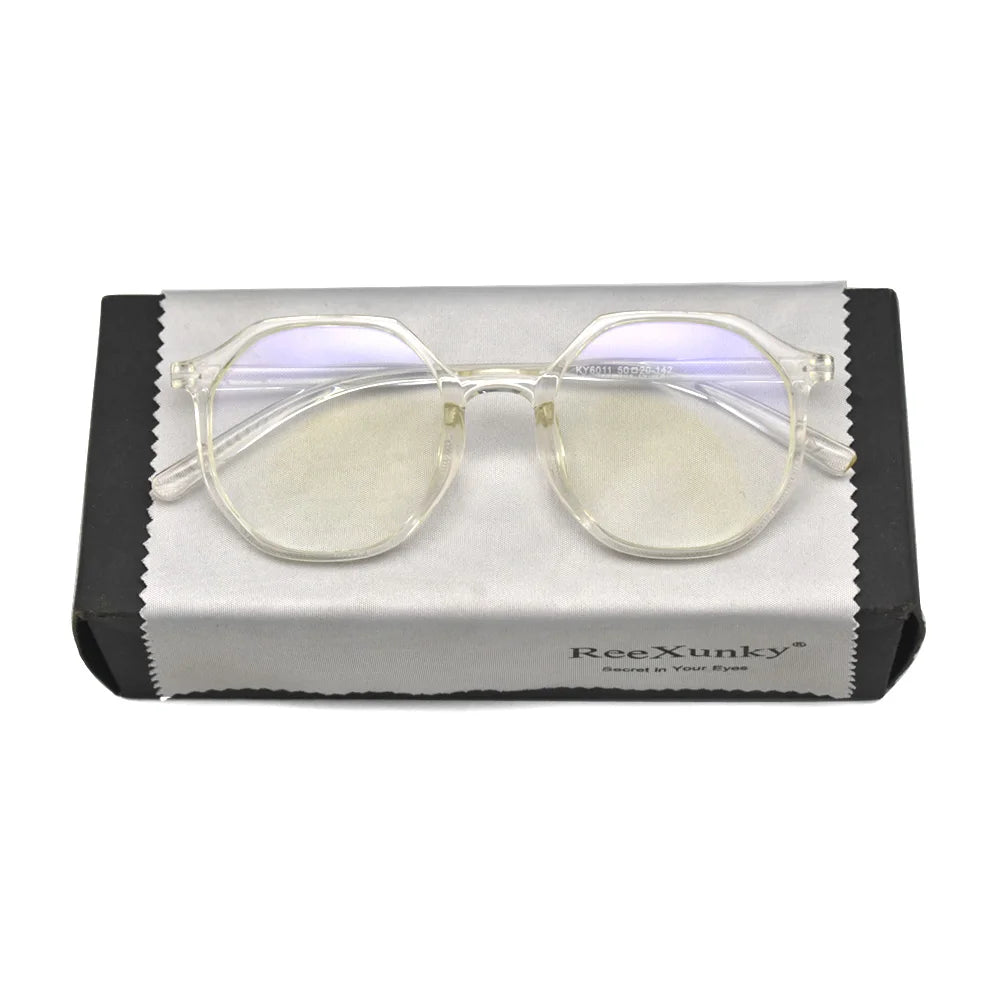 Vintage Round Blue Light Blocking Glasses for Women