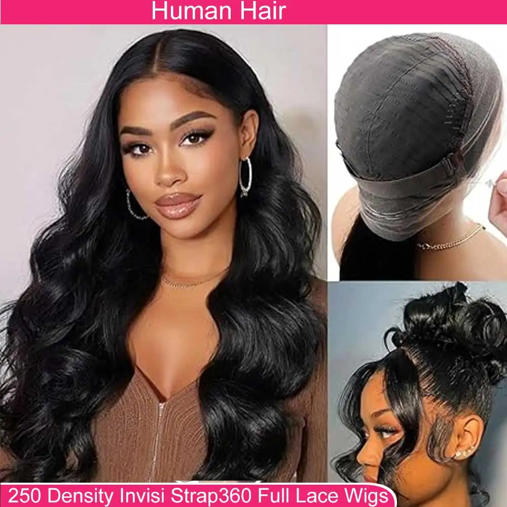 Glueless Brazilian Body Wave Lace Frontal Wig for Women