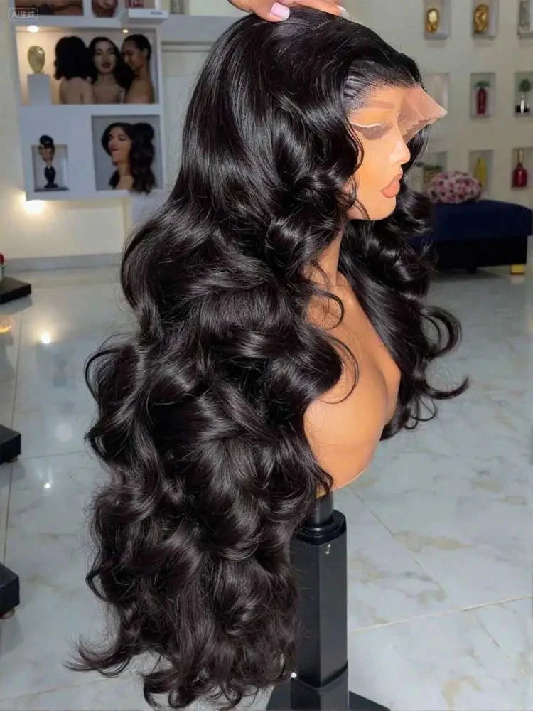 Transparent Lace Frontal Body Wave Human Hair Wig For Women