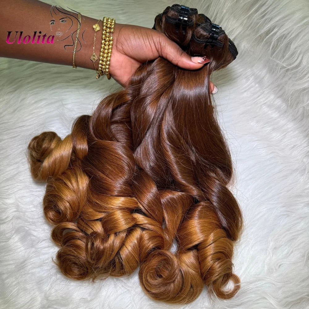 Unprocessed Loose Body Wave Human Hair Bundles for Women