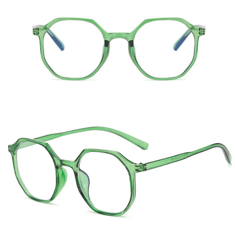Vintage Round Blue Light Blocking Glasses for Women