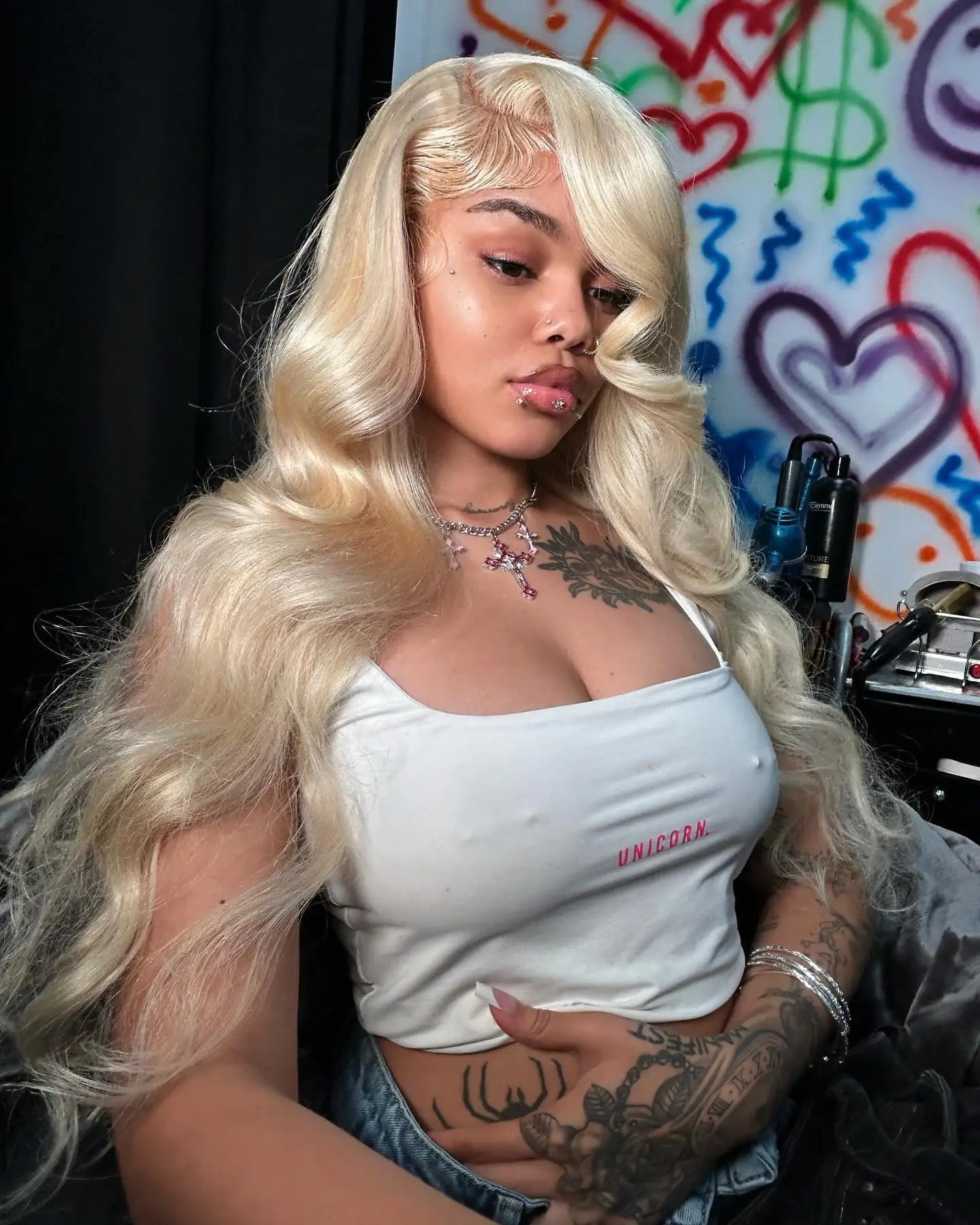 Transparent Lace Frontal Body Wave Human Hair Wig For Women