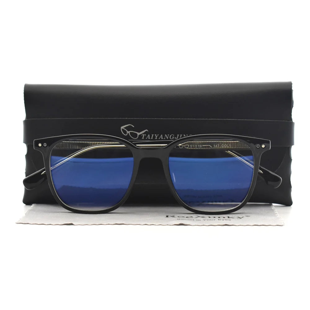 Vintage Square Blue Light Blocking Glasses for Women
