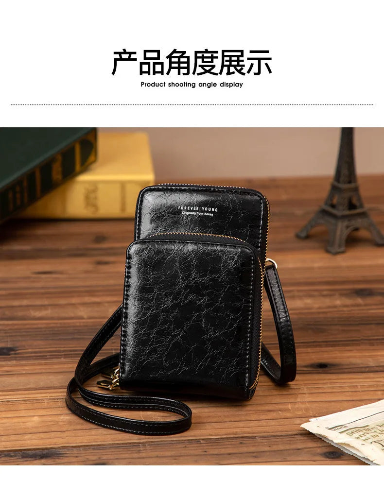 Colorful Phone Bag With Card Holder For Women Daily Use