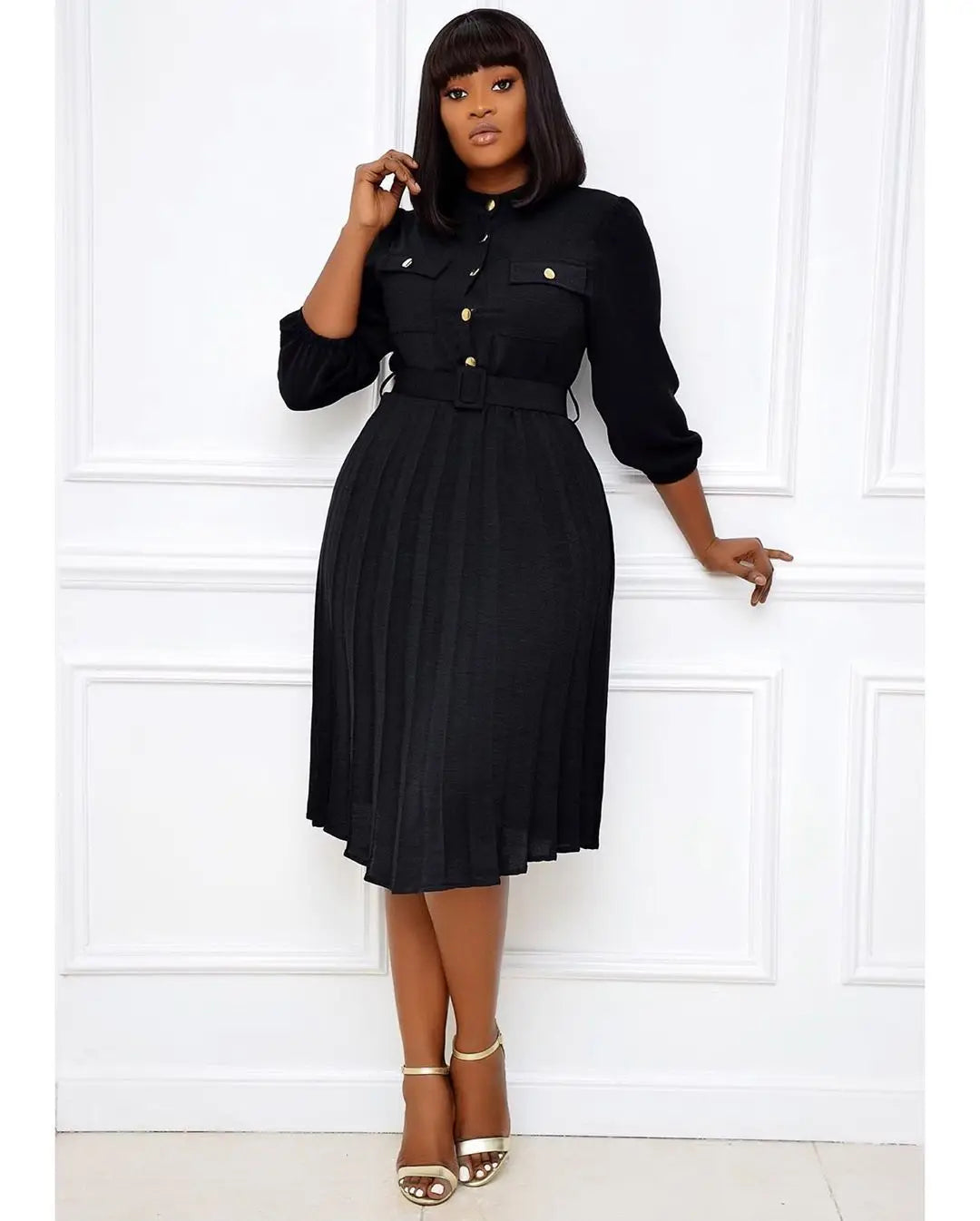 Minimalist Plus Size Bodycon Dress