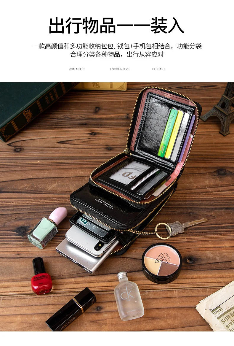Colorful Phone Bag With Card Holder For Women Daily Use