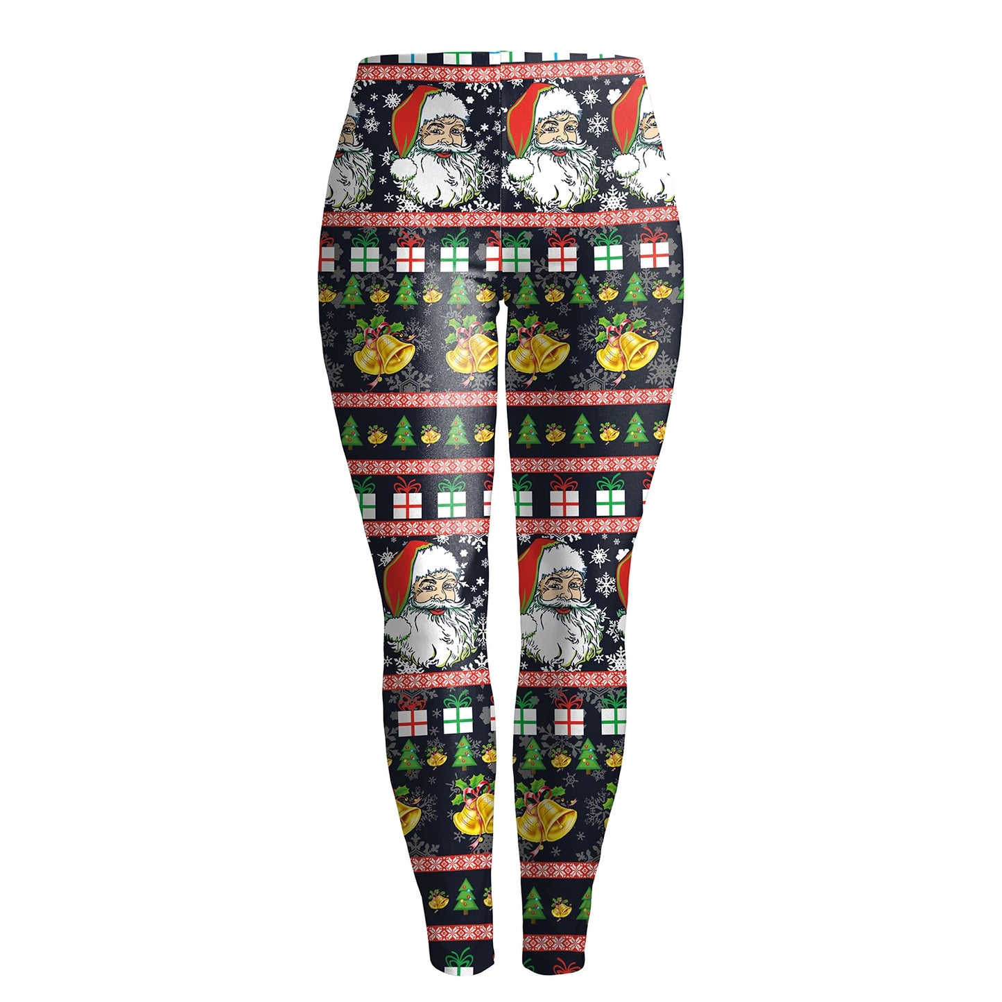 Warm Cozy Festive Christmas Knit Leggings for Women
