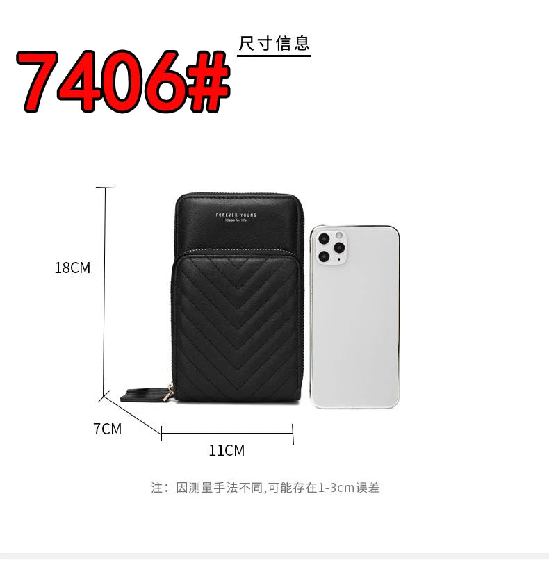 Colorful Phone Bag With Card Holder For Women Daily Use