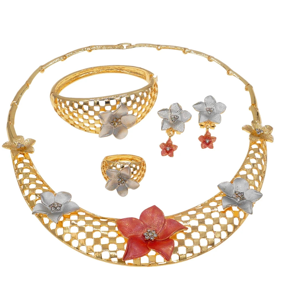 Marcasite And Rhinestone Jewelry Set