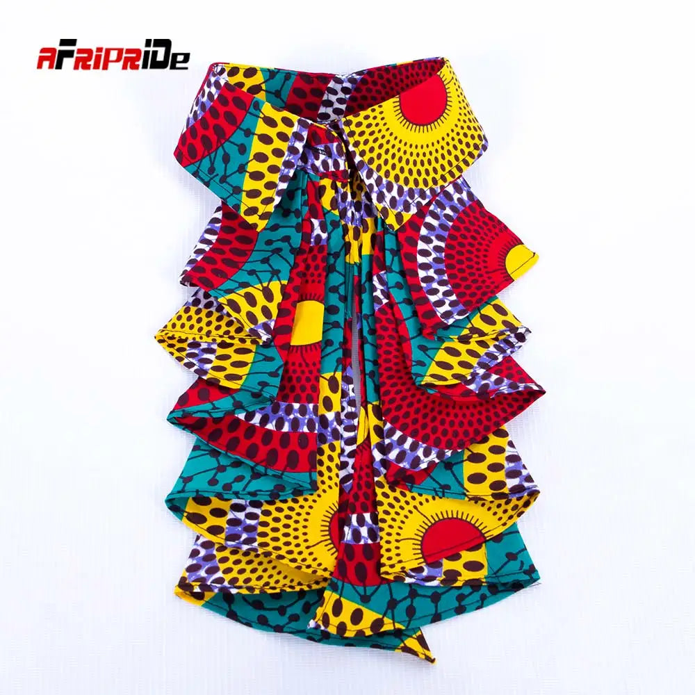 Handmade African Print Ankara Rope Necklace for Women