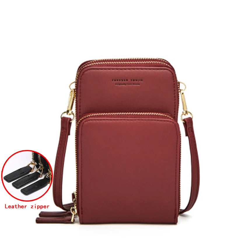 Colorful Phone Bag With Card Holder For Women Daily Use