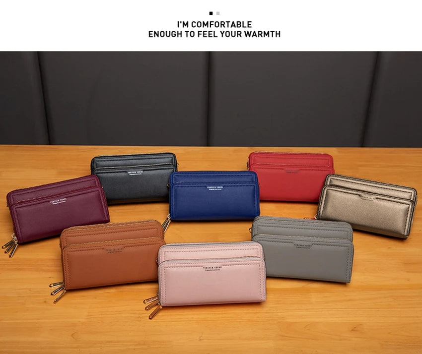 Colorful Phone Bag With Card Holder For Women Daily Use