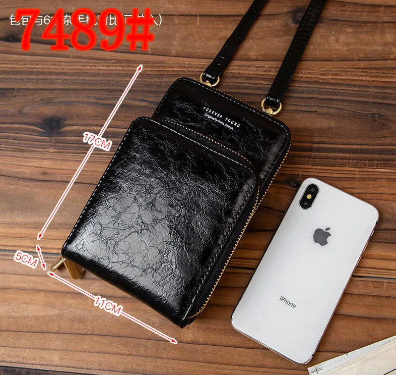 Colorful Phone Bag With Card Holder For Women Daily Use