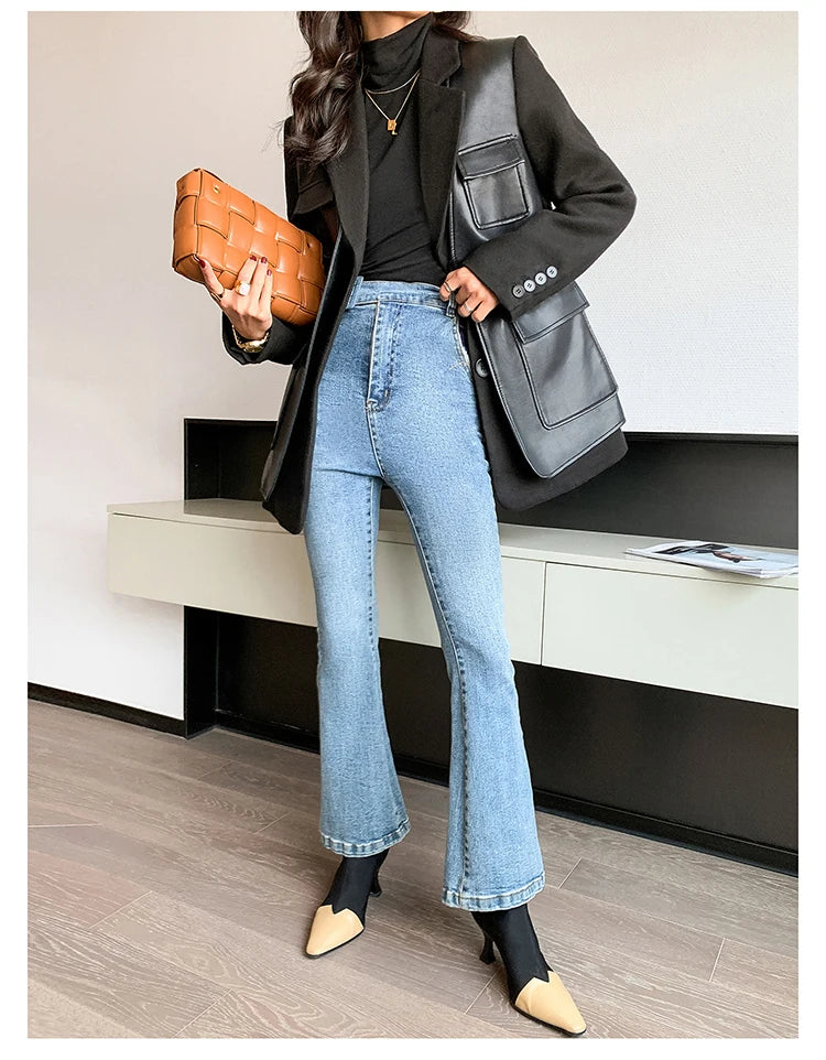 Black Patchwork Faux Leather Jacket With Pockets For Women
