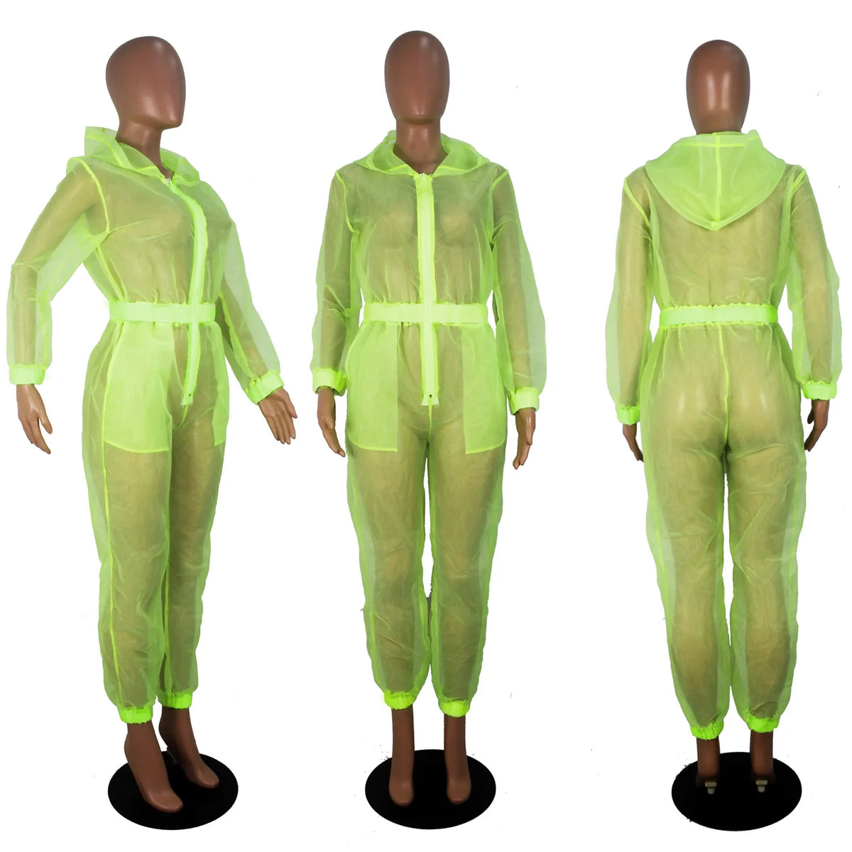 Full Length Pocketed One Piece Jumpsuit Outfit for Women