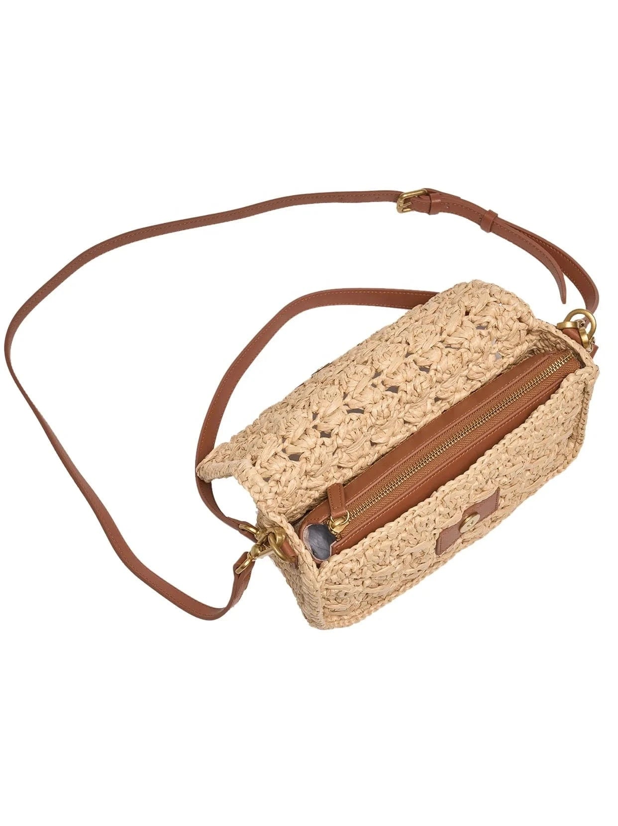 2025 New Spring Stylish Women Lady Matte Raffia Straw Simple Bag